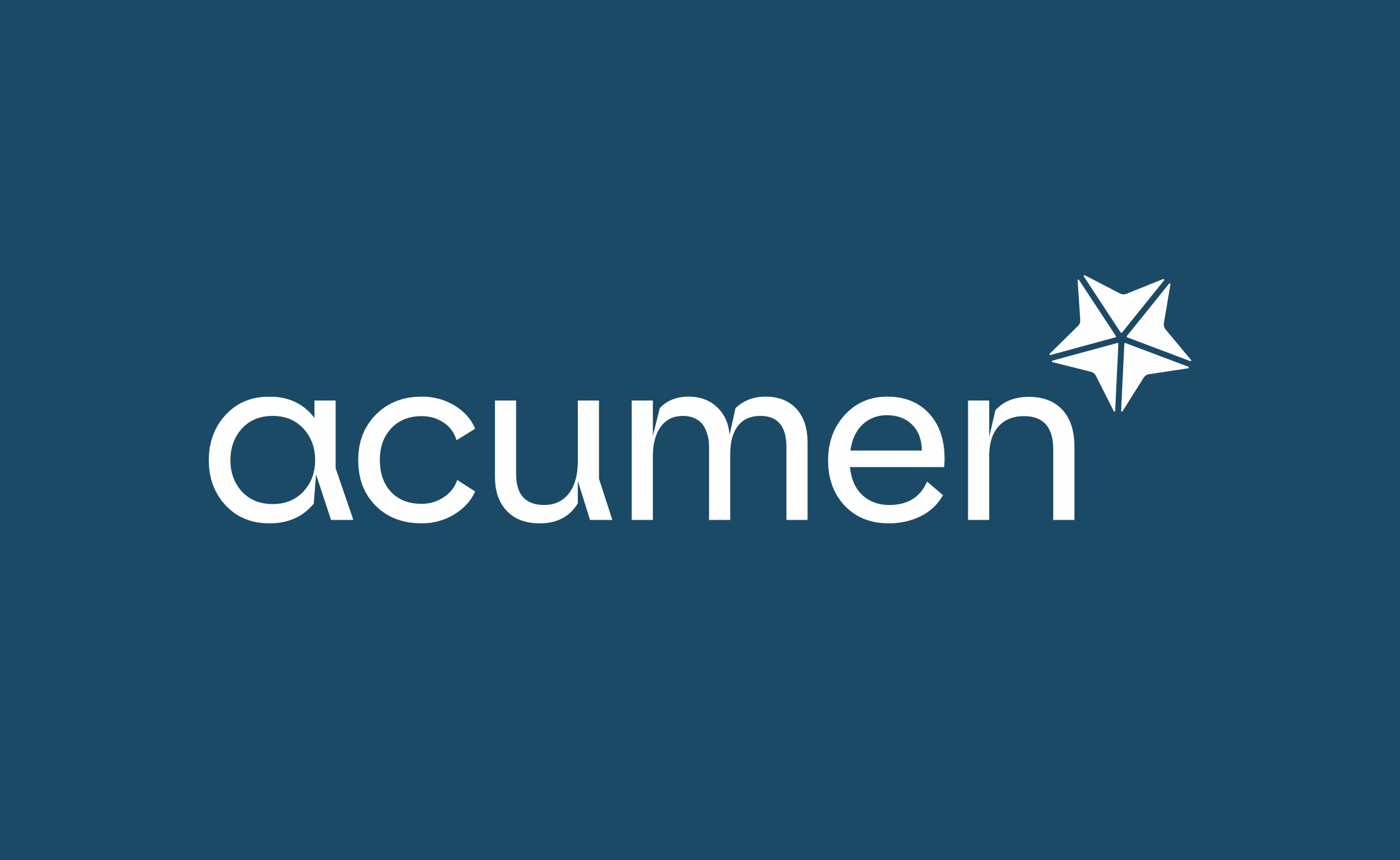 Acumen - white logo