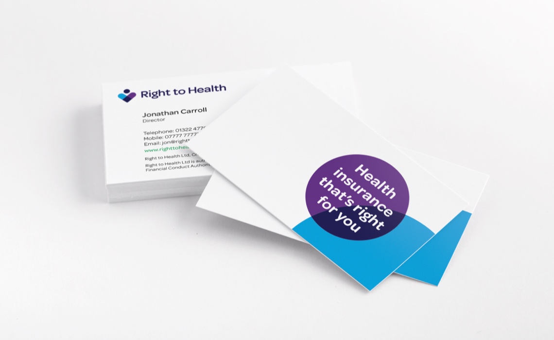 Right To Health – business cards
