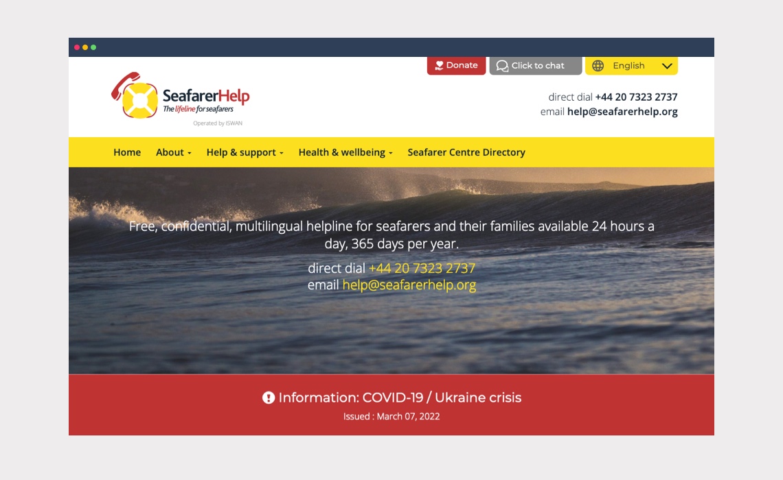 Seafarer Help – website